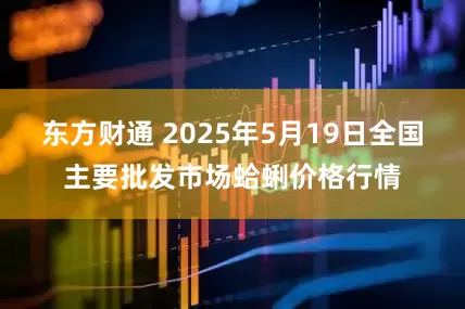 东方财通 2025年5月19日全国主要批发市场蛤蜊价格行情