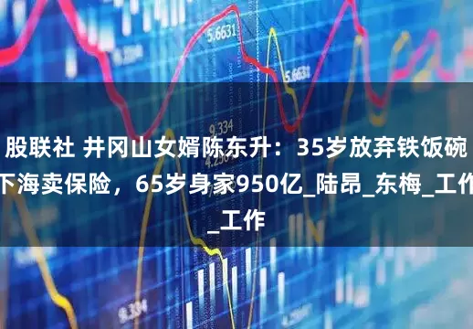 股联社 井冈山女婿陈东升：35岁放弃铁饭碗下海卖保险，65岁身家950亿_陆昂_东梅_工作