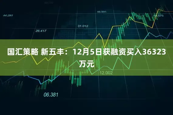 国汇策略 新五丰：12月5日获融资买入36323万元